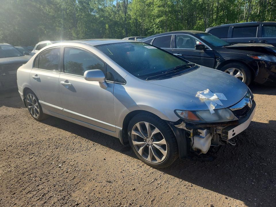 2011 Honda Civic VIN 2HGFA1E69BH014795 COPART salvage auction — FRONT END, On - Permit No Brand - Unfit, sold $825 on 2026-07-02 (photo 4)