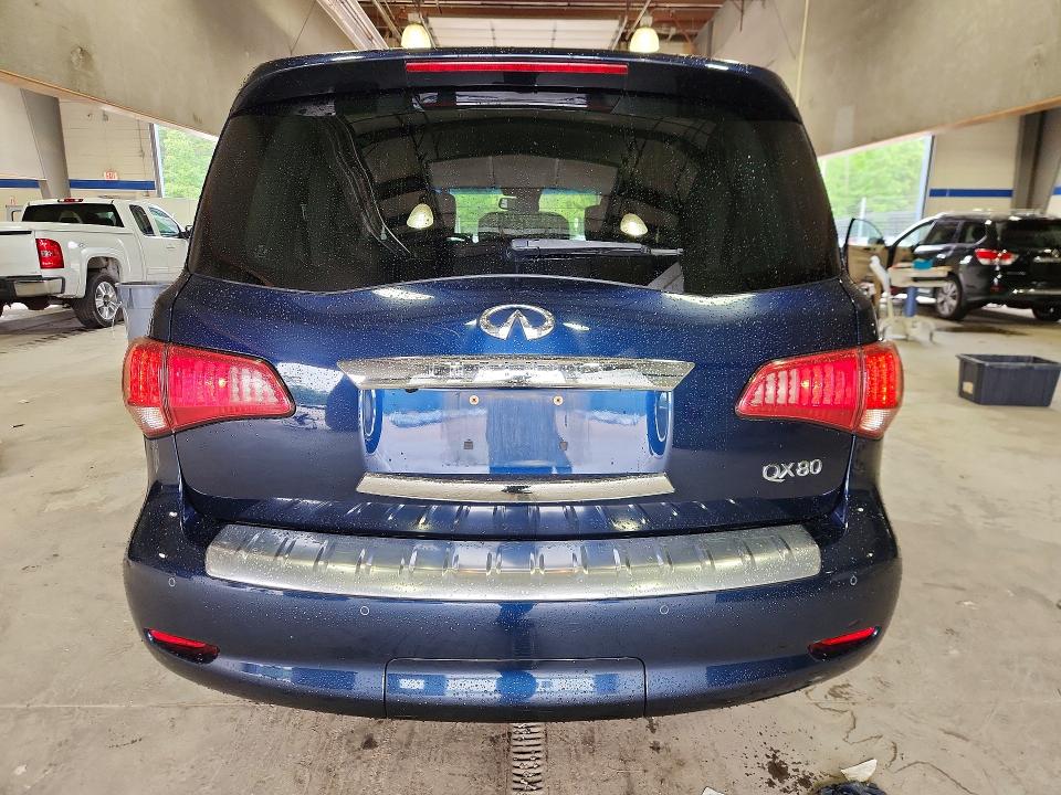 2017 Infiniti Qx80 VIN JN8AZ2NF8H9640472 COPART salvage auction — FRONT END, VA - CERT OF TITLE - SALVAGE, sold $3,700 on 2026-07-31 (photo 6)