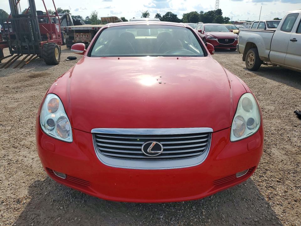 2004 Lexus Sc 430 VIN JTHFN48Y940060859 COPART salvage auction — SIDE, AL - CERT OF TITLE-SALVAGE TITLE (P), sold $1,700 on 2026-07-02 (photo 5)