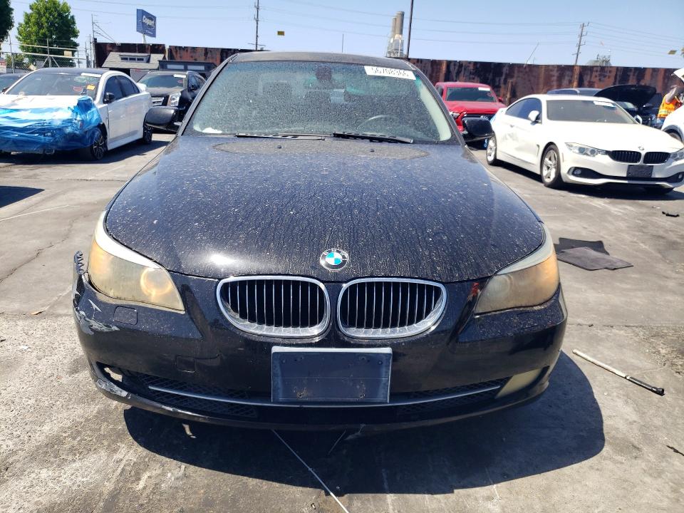 2009 BMW 5 series VIN WBANU53569C117699 COPART salvage auction — REAR END, CA - SALVAGE CERTIFICATE, sold $400 on 2026-07-15 (photo 5)