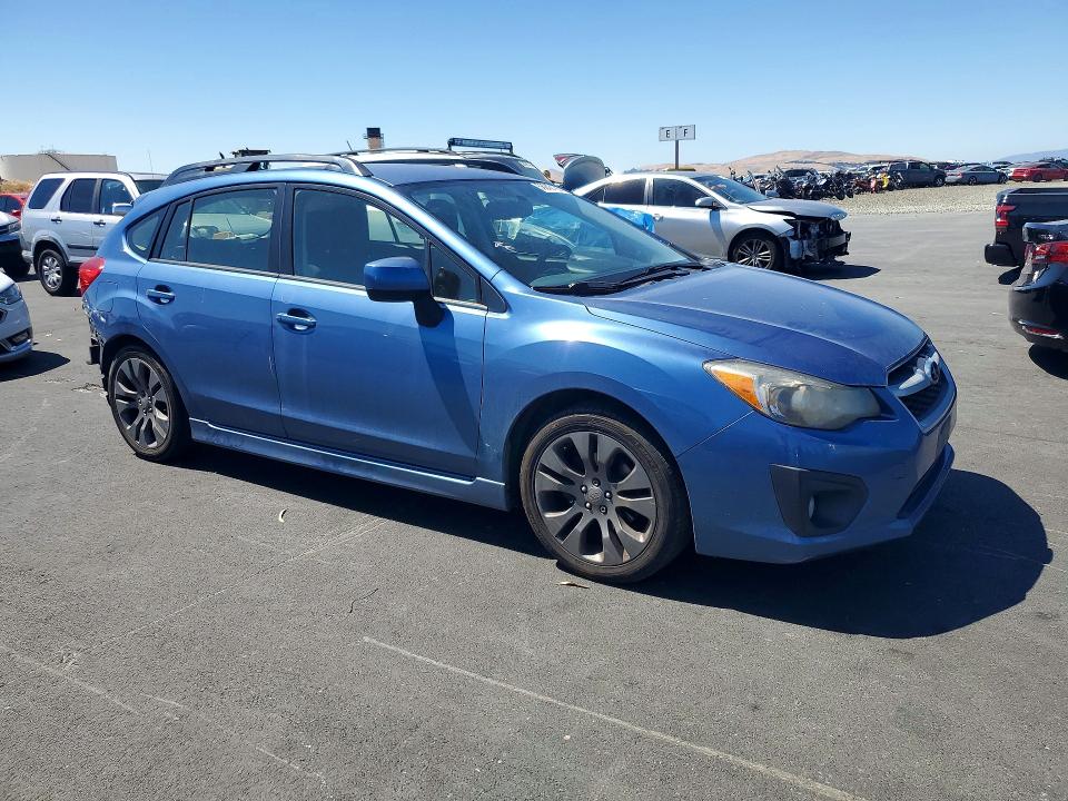 2014 Subaru VIN JF1GPAL6XE8288012 COPART salvage auction — REAR END, Ca - Salvage Certificate, sold $1,800 on 2026-07-13 (photo 4)