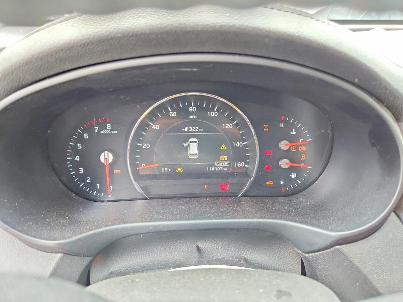 2020 Kia Sorento VIN 5XYPHDA57LG707197 COPART salvage auction — FRONT END, Pa - Certificate Of Salvage, sold $1,950 on 2026-07-31 (photo 9)