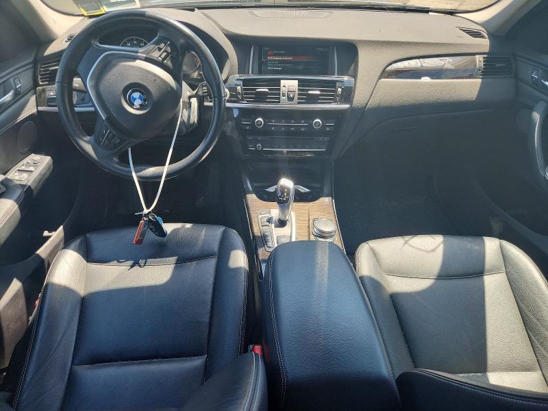 2017 BMW X3 VIN 5UXWX7C37H0W39684 COPART salvage auction — FRONT END, Ny - Mv-907A Salvage Certificate, sold $1,550 on 2026-07-20 (photo 8)
