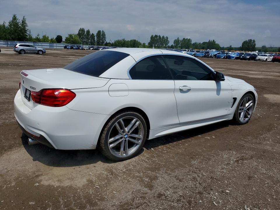 2015 BMW 4 series VIN WBA3T7C59FPW79221 COPART salvage auction — MINOR DENT/SCRATCHES, ON - PERMIT REBUILT - FIT (P), sold $6,600 on 2026-08-18 (photo 3)