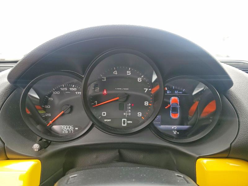 2015 Porsche Boxster VIN WP0CA2A81FK110160 COPART salvage auction — REAR END, Ca - Cert Of Title-Salvaged, sold $14,900 on 2026-07-17 (photo 9)