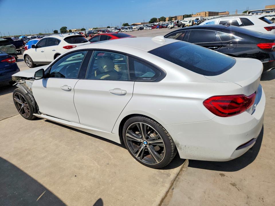 2018 BMW 4er VIN WBA4J5C51JBF07952 COPART salvage auction — FRONT END, Tx - Salvage Vehicle Title, sold $5,400 on 2026-07-27 (photo 2)
