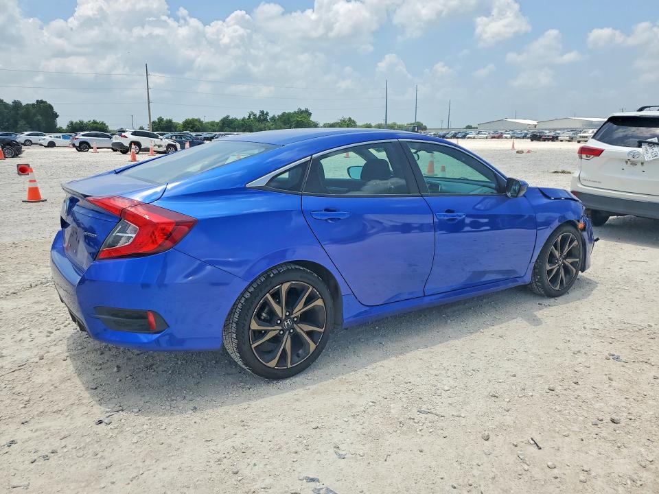 2020 Honda VIN 2HGFC2F89LH571773 COPART salvage auction — FRONT END, Tx - Salvage Vehicle Title, sold $550 on 2026-08-06 (photo 3)