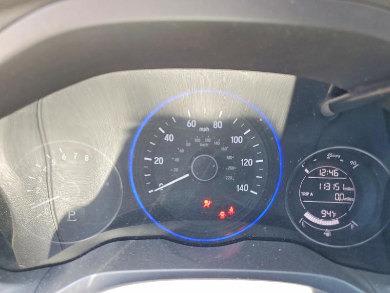 2018 Honda Hr-v VIN 3CZRU5H52JM721602 COPART salvage auction — FRONT END, Ca - Salvage Certificate, sold $4,400 on 2026-07-24 (photo 9)