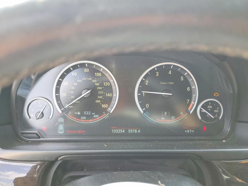 2014 BMW 5er VIN WBA5B1C53EDZ36835 COPART salvage auction — SIDE, Tx - Salvage Vehicle Title, sold $1,700 on 2026-07-17 (photo 9)