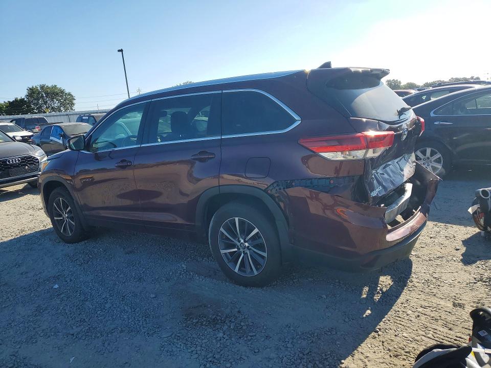 2017 Toyota VIN 5TDJZRFH9HS396885 COPART salvage auction — REAR END, Ca - Salvage Certificate, sold $10,500 on 2026-07-02 (photo 2)