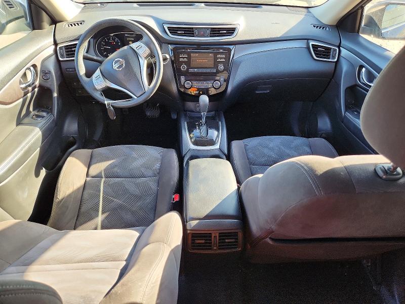 2015 Nissan Rogue VIN KNMAT2MV9FP586145 COPART salvage auction — FRONT END, VA - CERT OF TITLE - SALVAGE, sold $1,150 on 2026-07-29 (photo 8)