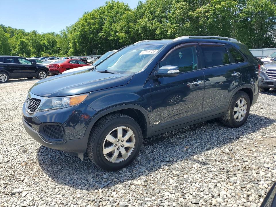 2012 Kia Sorento VIN 5XYKTDA23CG296816 COPART salvage auction — WATER/FLOOD, Ma - Cert Of Title-Reconstrctd Fld, sold $1,700 on 2026-07-06 (photo 1)