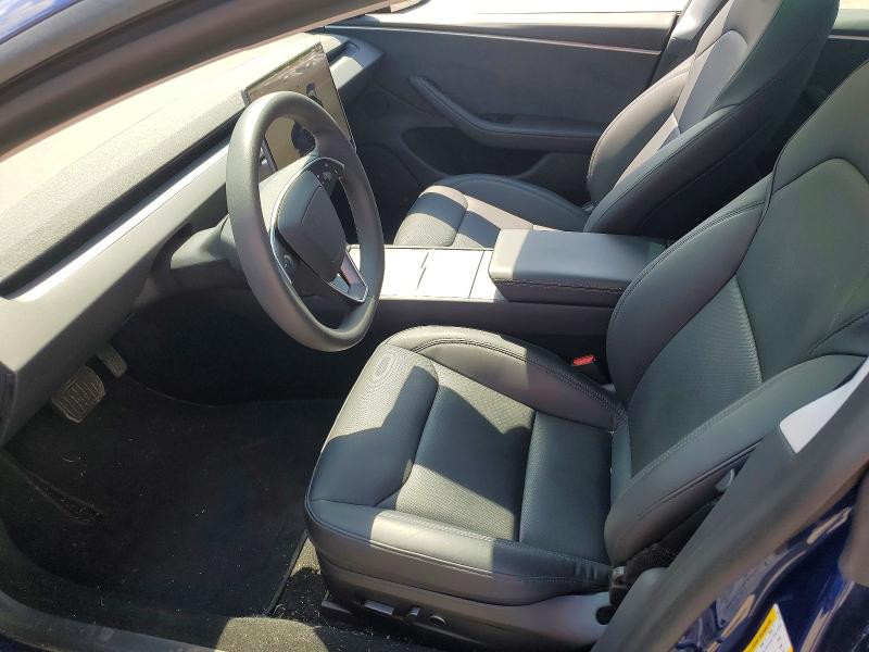 2025 Tesla Model 3 VIN 5YJ3E1EB0SF922710 COPART salvage auction — FRONT END, NY - MV-907A SALVAGE CERTIFICATE, sold $6,900 on 2026-07-28 (photo 7)
