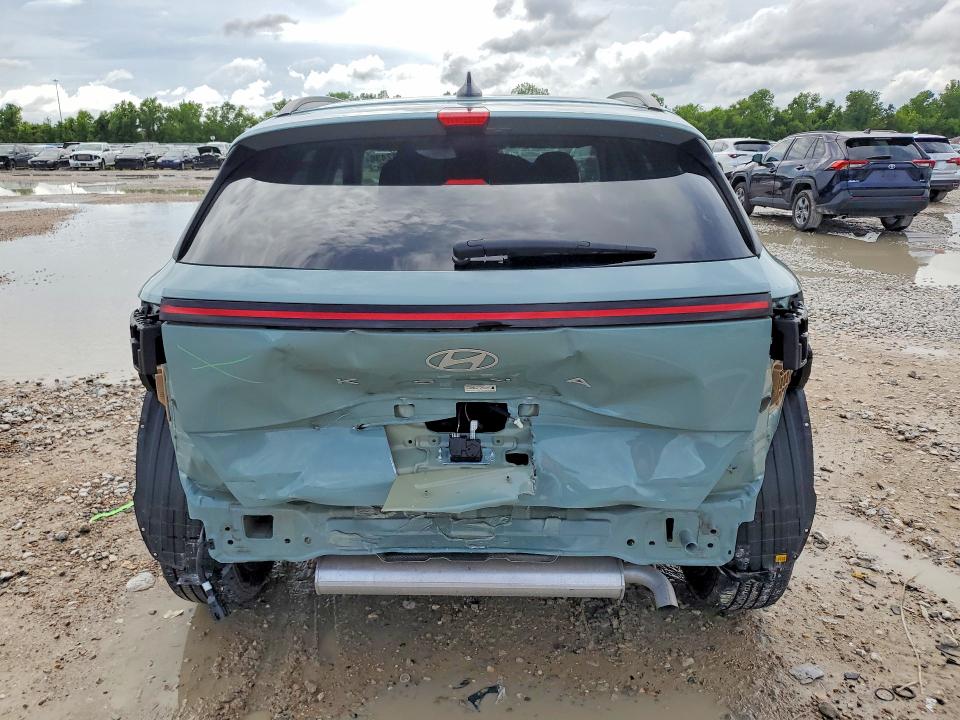 2025 Hyundai Kona VIN KM8HC3AB5SU214839 COPART salvage auction — REAR END, Tx - Salvage Vehicle Title, sold $7,800 on 2026-07-10 (photo 6)