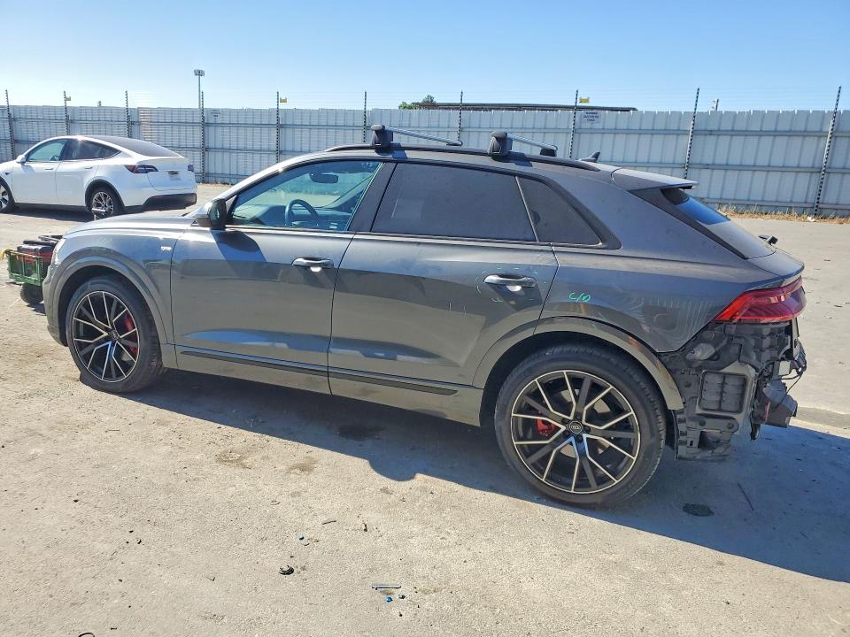 2021 Audi Q8 VIN WA1FVBF19MD021963 COPART salvage auction — REAR END, Ca - Salvage Certificate, sold $18,500 on 2026-07-16 (photo 2)