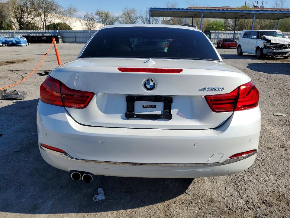 2018 BMW 4er VIN WBA4Z1C50JEE41443 COPART salvage auction — FRONT END, Nv - Salvage Title, sold $8,300 on 2026-07-30 (photo 6)
