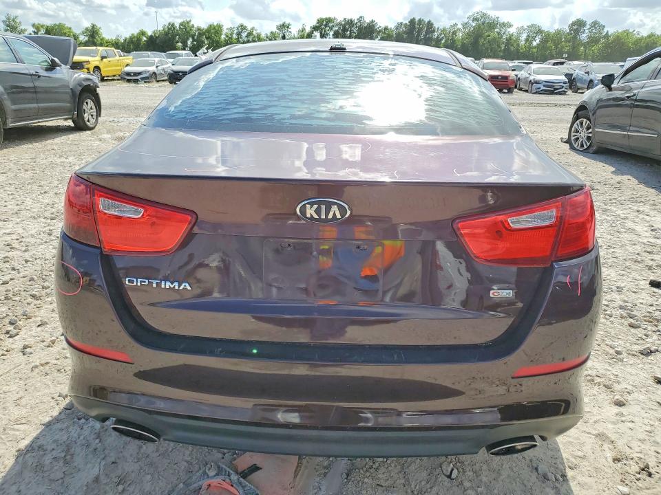 2015 Kia VIN 5XXGM4A73FG477423 COPART salvage auction — VANDALISM, Tx - Salvage Vehicle Title, sold $650 on 2026-07-21 (photo 6)