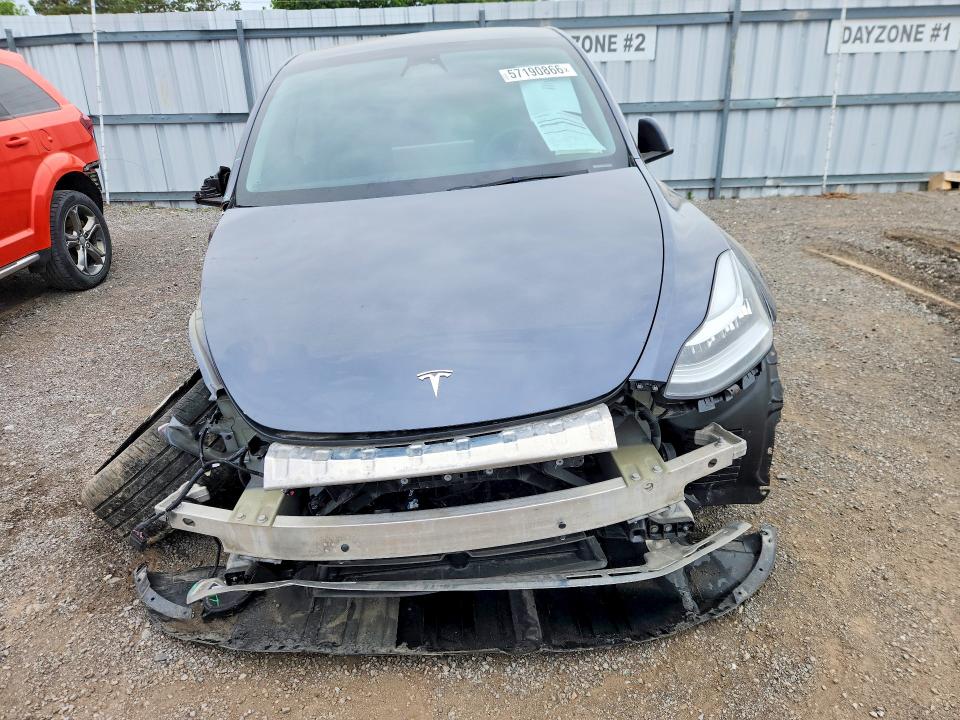 2022 Tesla VIN 7SAYGDEE7NF574102 COPART salvage auction — FRONT END, On - Permit Salvage, sold $11,100 on 2026-07-07 (photo 5)