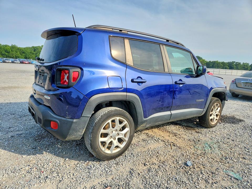 2018 Jeep Renegade VIN ZACCJBBB8JPG96803 COPART salvage auction — FRONT END, Nc - Dlr Only-Clean/Over 25% Damage, sold $925 on 2026-07-08 (photo 3)