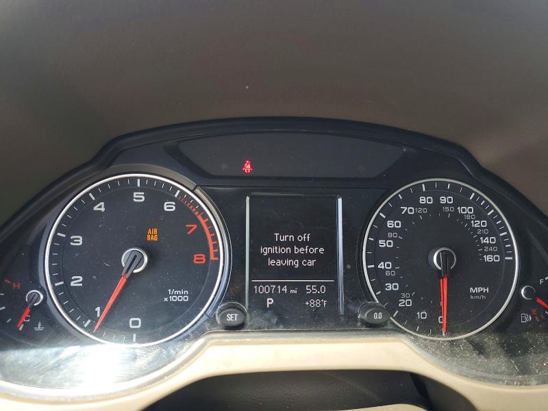 2016 Audi Q5 VIN WA1L2AFP6GA003226 COPART salvage auction — FRONT END, In - Cert Of Title-Salvage Title, sold $3,400 on 2026-07-10 (photo 9)
