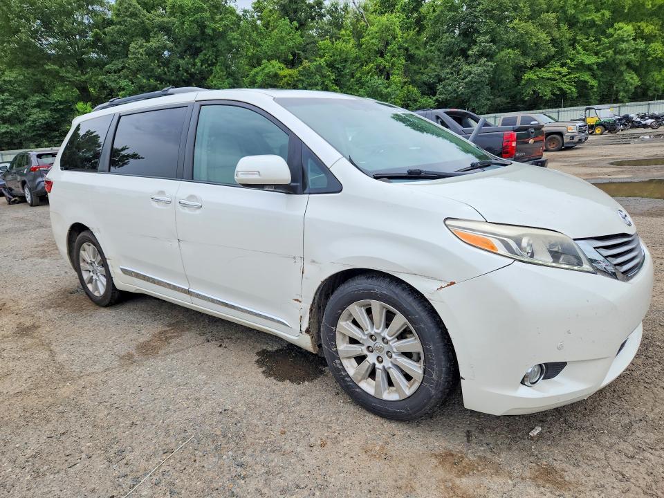 2015 Toyota VIN 5TDYK3DCXFS533160 COPART salvage auction — FRONT END, Salvage Title, sold $3,550 on 2026-07-16 (photo 4)
