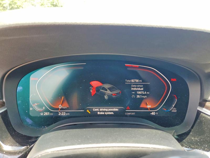 2021 BMW 5er VIN WBA53BH01MCF19947 COPART salvage auction — FRONT END, Fl - Certificate Of Destruction, sold $4,650 on 2026-07-22 (photo 9)
