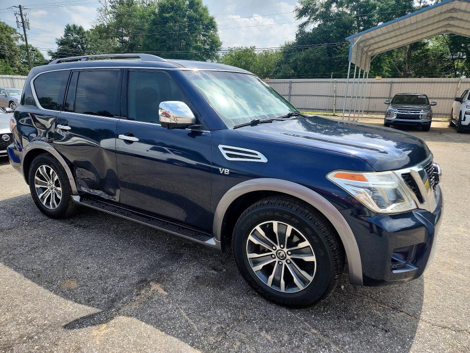 2017 Nissan Armada VIN JN8AY2ND6H9001489 COPART salvage auction — SIDE, Al - Cert Of Title-Salvage Title, sold $4,500 on 2026-07-06 (photo 4)