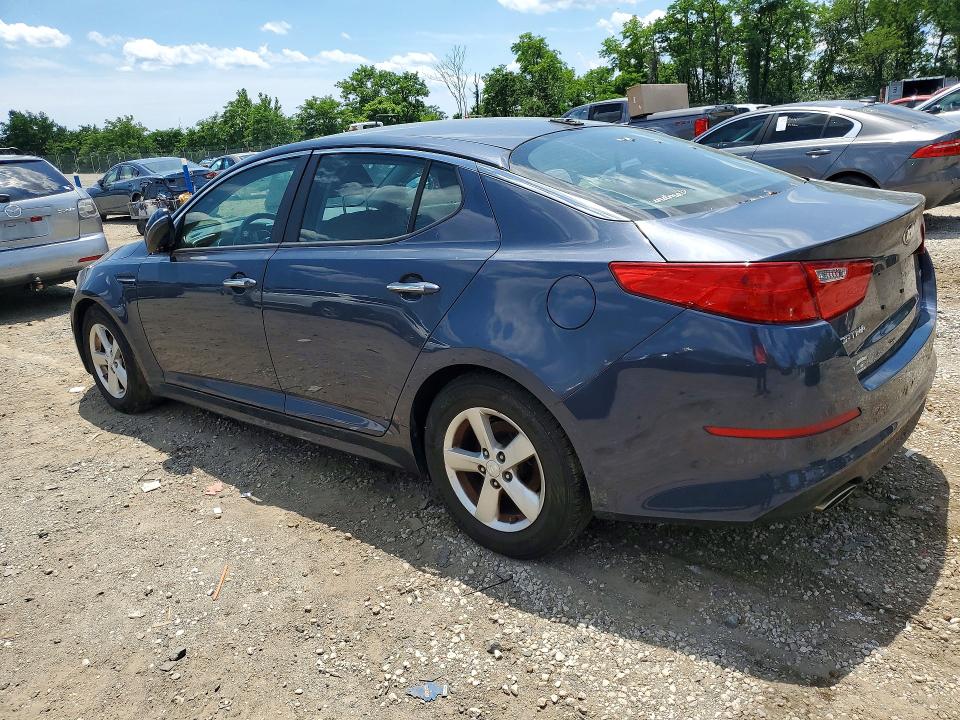 2015 Kia Optima VIN KNAGM4A76F5588727 COPART salvage auction — MECHANICAL, Md - Certificate Of Title, sold $575 on 2026-07-28 (photo 2)