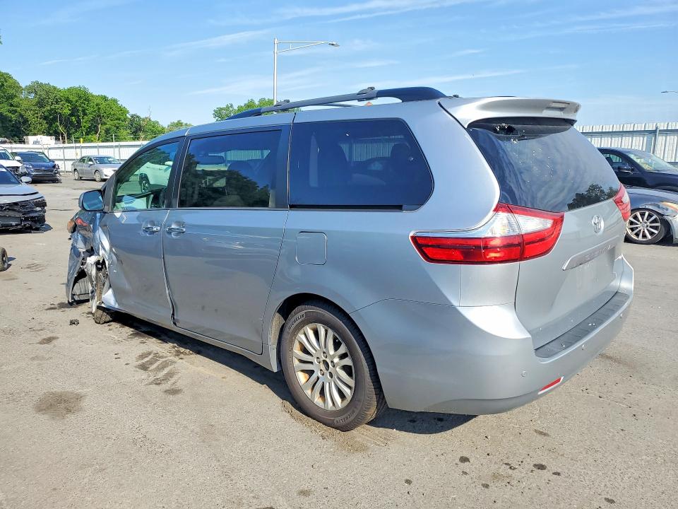 2017 Toyota Sienna VIN 5TDYZ3DC2HS830079 COPART salvage auction — FRONT END, Nj - Cert Of Title-Salvage, sold $1,600 on 2026-07-21 (photo 2)