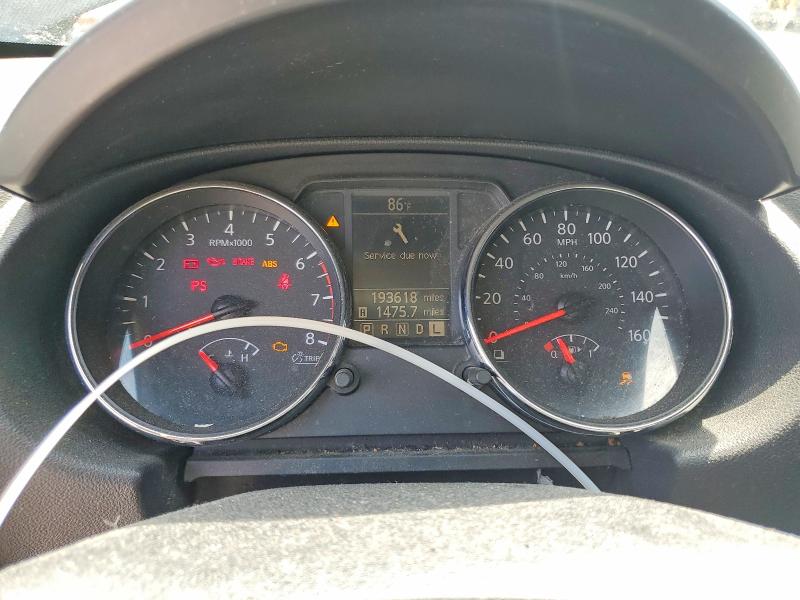 2012 Nissan Rogue VIN JN8AS5MV8CW395990 COPART salvage auction — FRONT END, Oh - Cert Of Title-Salvage, sold $275 on 2026-07-02 (photo 9)