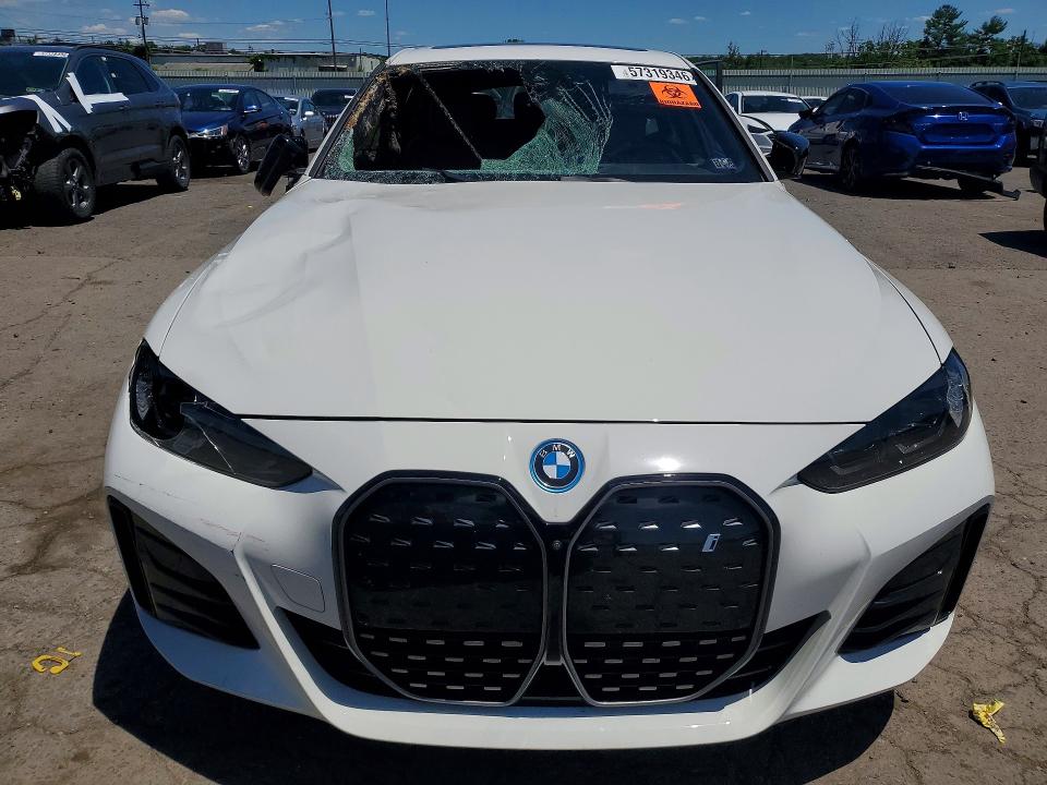 2024 BMW I4 VIN WBY43AW04RFR71887 COPART salvage auction — FRONT END, Pa - Certificate Of Salvage, sold $2,200 on 2026-07-24 (photo 5)