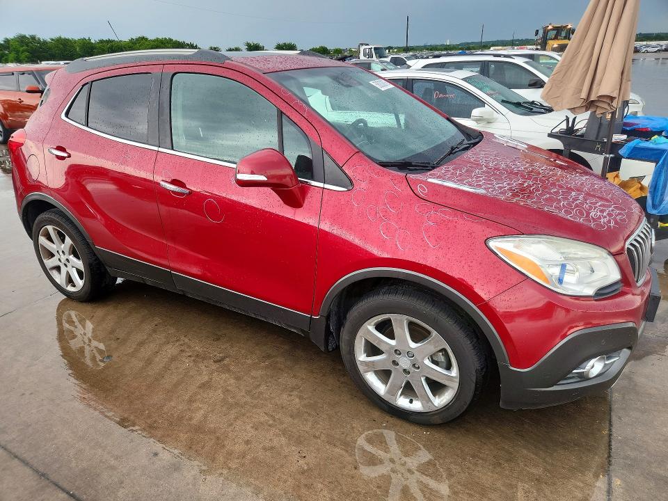 2016 Buick Encore VIN KL4CJDSB5GB661449 COPART salvage auction — HAIL, Tx - Certificate Of Title, sold $175 on 2026-07-27 (photo 4)