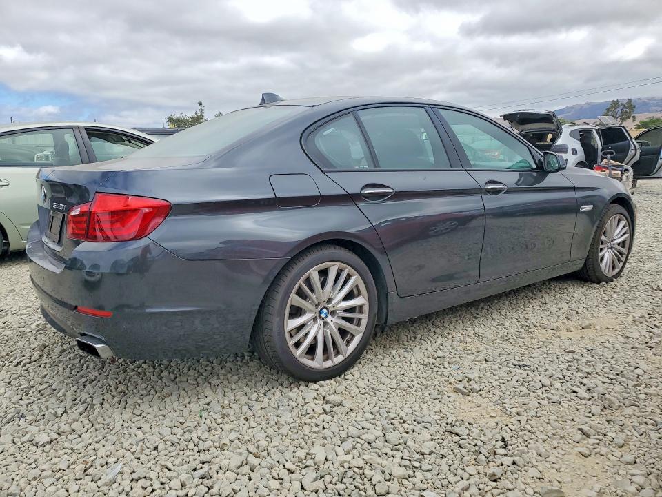 2012 BMW 5 series VIN WBAFR9C54CDV58374 COPART salvage auction — FRONT END, Ca - Salvage Certificate, sold $525 on 2026-07-14 (photo 3)