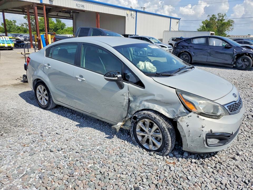 2012 Kia Rio VIN KNADN4A39C6090184 COPART salvage auction — FRONT END, Fl - Cert Of Title Slvg Rebuildable, sold $525 on 2026-07-10 (photo 4)