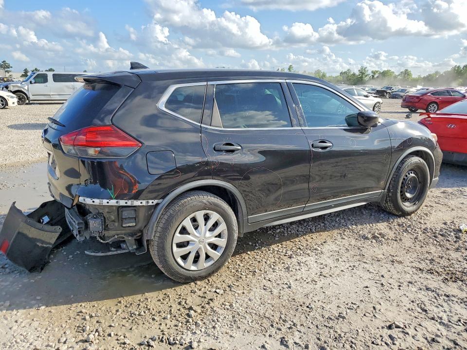 2017 Nissan Rogue VIN KNMAT2MT6HP617496 COPART salvage auction — REAR END, Tx - Salvage Vehicle Title, sold $1,750 on 2026-07-31 (photo 3)