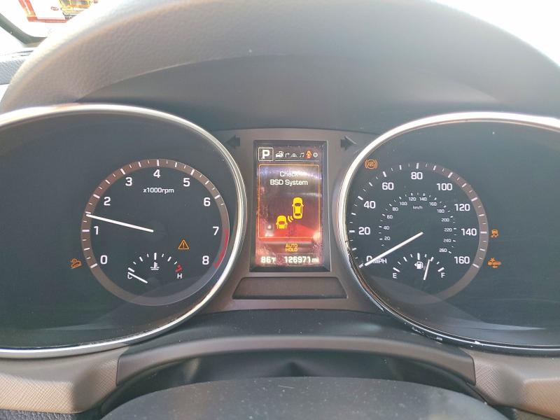 2017 Hyundai Santa fe VIN KM8SR4HF7HU249734 COPART salvage auction — SIDE, NJ - CERT OF TITLE-SALVAGE, sold $3,950 on 2026-07-13 (photo 9)