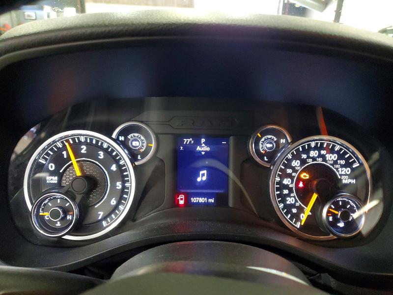 2021 Ram 1500 VIN 1C6RRFBG5MN833156 COPART salvage auction — MINOR DENT/SCRATCHES, Vt - Certificate Of Title, sold $1,600 on 2026-07-30 (photo 9)