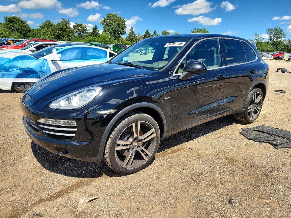 2014 Porsche Cayenne VIN WP1AF2A29ELA44341 COPART salvage auction — SIDE, Il - Salvage Certificate, sold $4,650 on 2026-07-16 (photo 1)