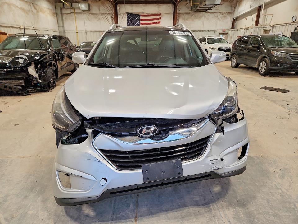 2014 Hyundai Tucson VIN KM8JU3AG7EU894905 COPART salvage auction — FRONT END, Wi - Certificate Of Title, sold $1,550 on 2026-07-15 (photo 5)