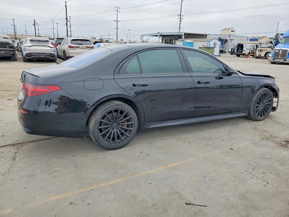 2021 Mercedes-benz S class VIN W1K6G7GB1MA035044 COPART salvage auction — FRONT END, Ma - Dis/Dlr/Exp Only Salvage Title, sold $32,500 on 2026-07-02 (photo 3)