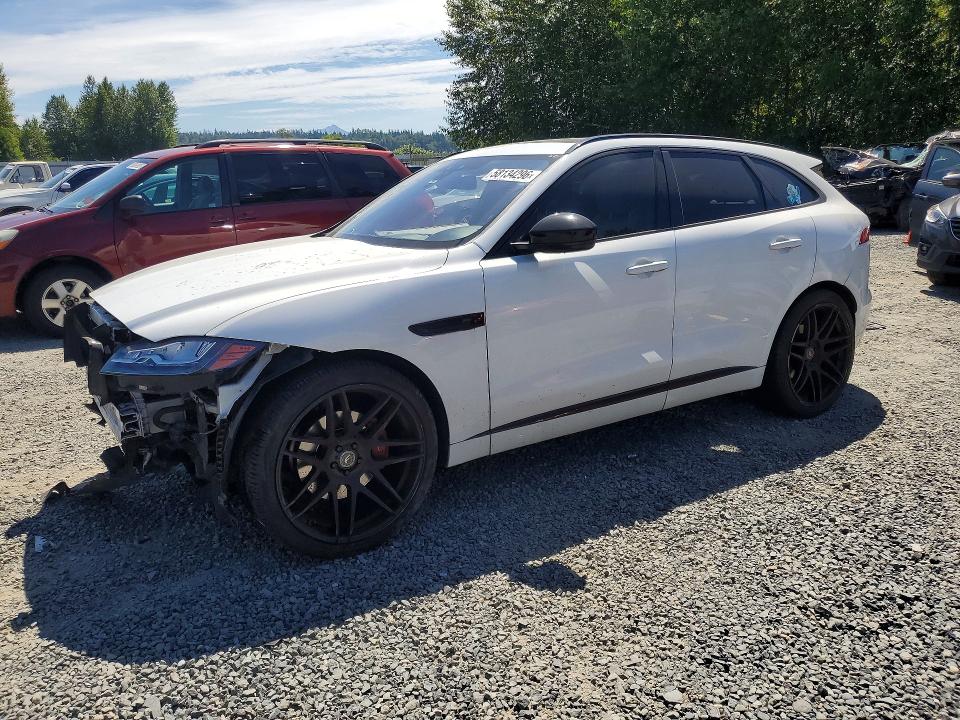2018 Jaguar F-pace VIN SADCM2FV2JA250775 COPART salvage auction — FRONT END, Wa - Bill Of Sale, sold $3,650 on 2026-07-06 (photo 1)