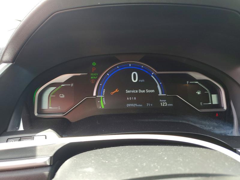2019 Honda Clarity VIN JHMZC5F19KC005368 COPART salvage auction — REAR END, Ca - Salvage Certificate, sold $4,300 on 2026-07-20 (photo 9)