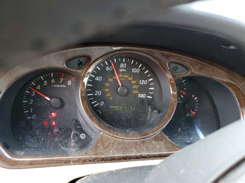2003 Toyota Highlander VIN JTEHF21A530154126 COPART salvage auction — FRONT END, Nc - Salvage Certificate Of Title, sold $400 on 2026-07-28 (photo 9)