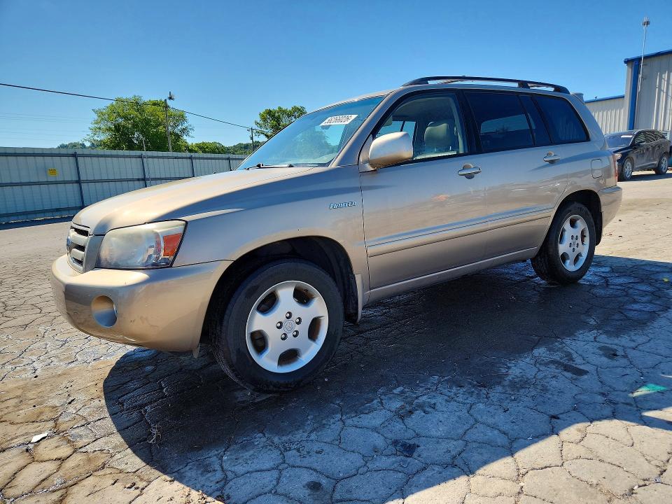 2004 Toyota Highlander VIN JTEDP21A940009703 COPART salvage auction — SIDE, Tn - Salvage Certificate, sold $675 on 2026-07-27 (photo 1)
