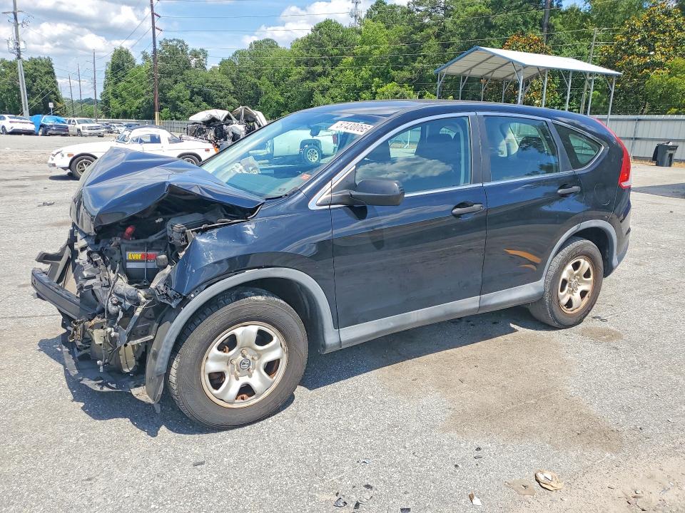 2013 Honda Cr-v VIN 2HKRM4H33DH639581 COPART salvage auction — FRONT END, Ga - Cert Of Title-Salvage, sold $1,900 on 2026-07-02 (photo 1)
