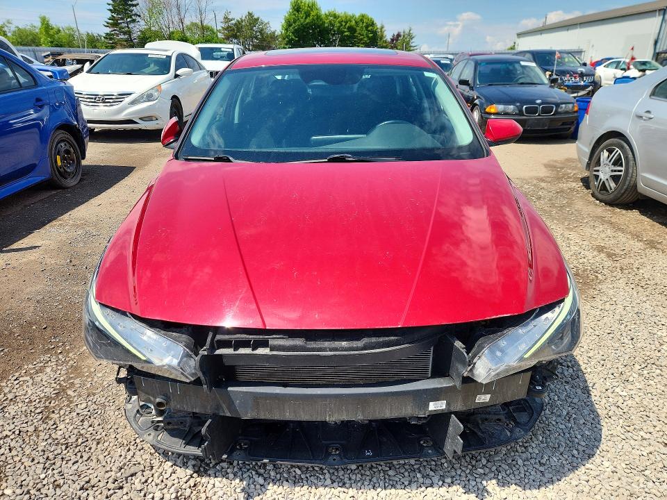 2022 Hyundai Elantra VIN KMHLM4AG0NU248314 COPART salvage auction — FRONT END, On - Permit Salvage, sold $3,100 on 2026-07-02 (photo 5)