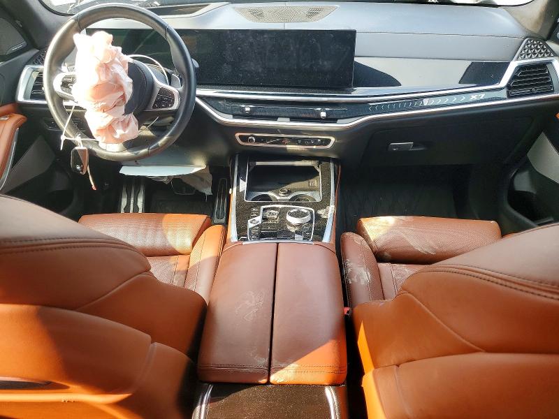 2023 BMW X7 VIN 5UX23EM06P9R24504 COPART salvage auction — FRONT END, Ns - Salvage Title, sold $47,500 on 2026-07-16 (photo 8)
