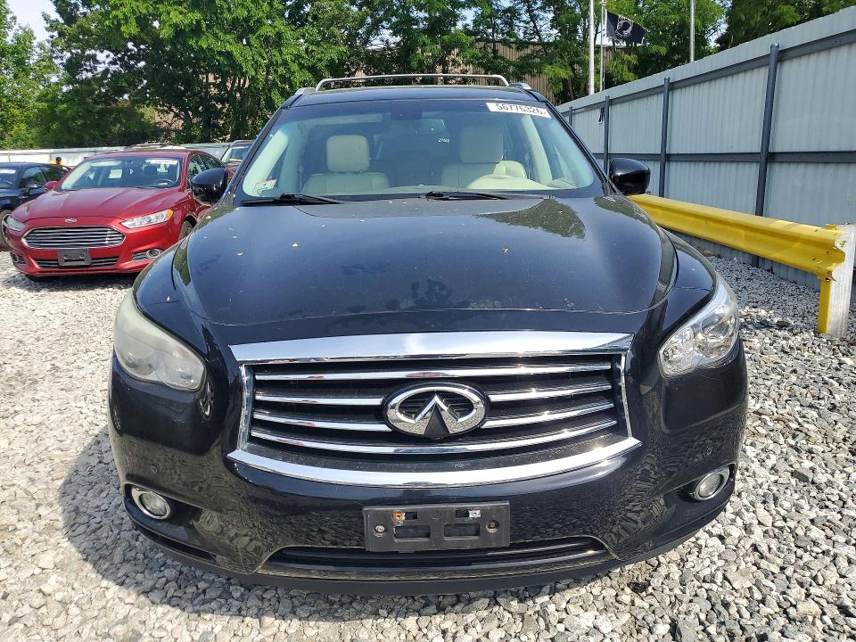 2014 Infiniti VIN 5N1AL0MM5EC524741 COPART salvage auction — REAR END, Ma - Cert Of Title-Reconstrctd Coll, sold $625 on 2026-07-17 (photo 5)