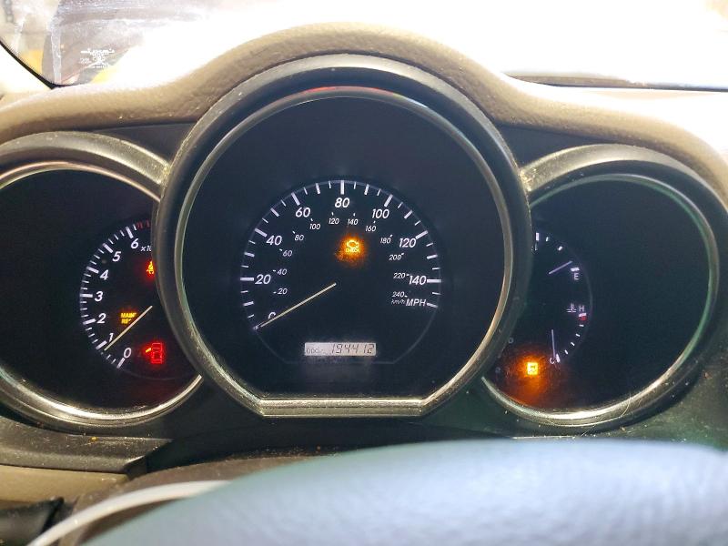 2008 Lexus Rx 350 VIN JTJHK31U482034889 COPART salvage auction — MECHANICAL, Ma - Non Public Clean Title, sold $1,900 on 2026-07-09 (photo 9)