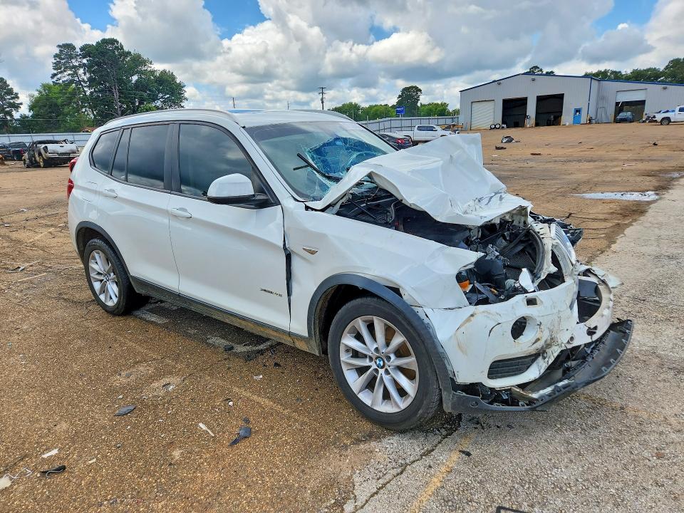 2017 BMW X3 VIN 5UXWX9C33H0W68112 COPART salvage auction — FRONT END, Tx - Salvage Vehicle Title, sold $400 on 2026-07-06 (photo 4)